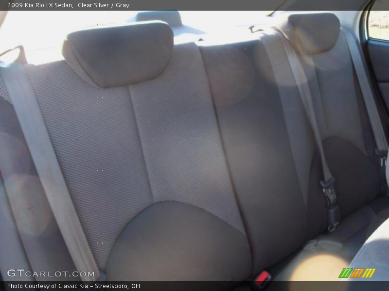 Clear Silver / Gray 2009 Kia Rio LX Sedan