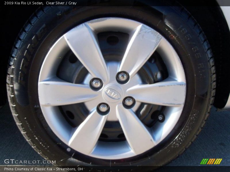 Clear Silver / Gray 2009 Kia Rio LX Sedan