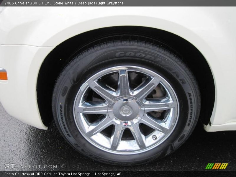 Stone White / Deep Jade/Light Graystone 2006 Chrysler 300 C HEMI