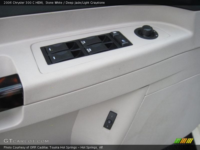Stone White / Deep Jade/Light Graystone 2006 Chrysler 300 C HEMI