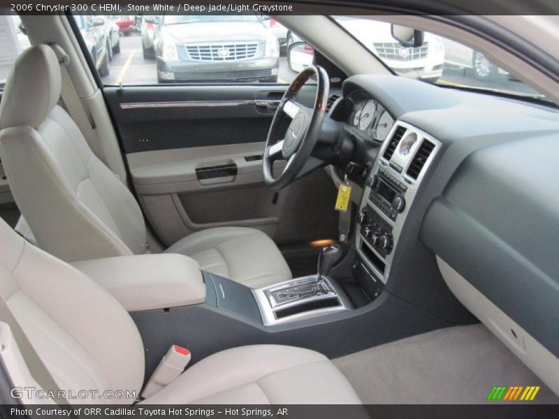 Stone White / Deep Jade/Light Graystone 2006 Chrysler 300 C HEMI