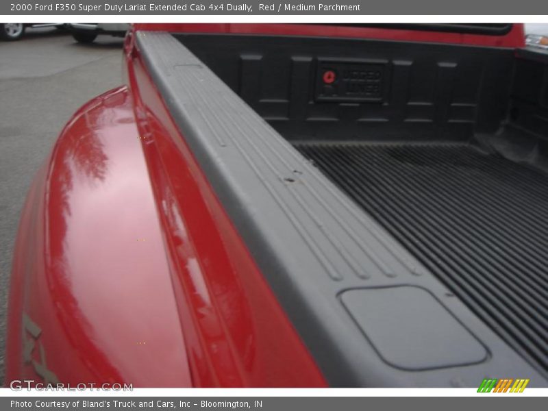 Red / Medium Parchment 2000 Ford F350 Super Duty Lariat Extended Cab 4x4 Dually