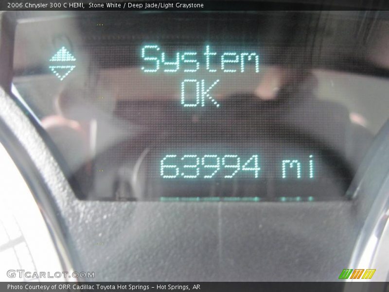 Stone White / Deep Jade/Light Graystone 2006 Chrysler 300 C HEMI