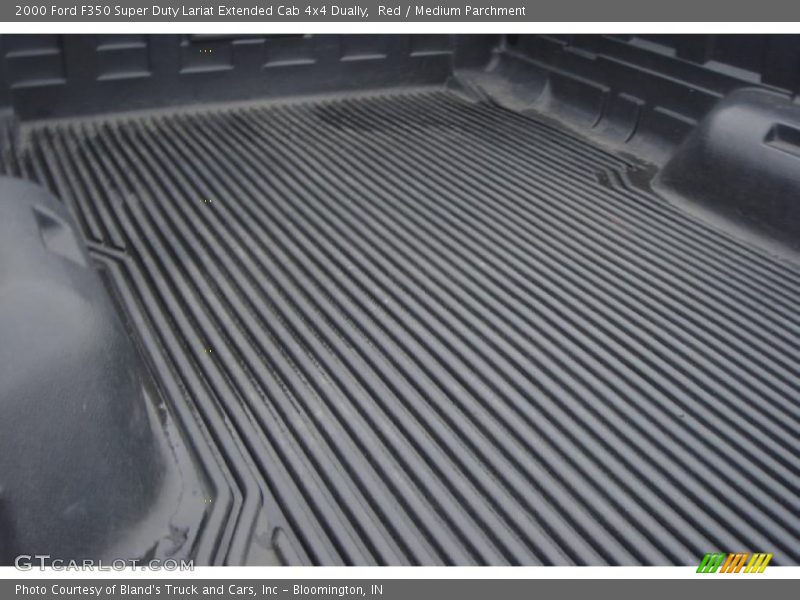 Red / Medium Parchment 2000 Ford F350 Super Duty Lariat Extended Cab 4x4 Dually