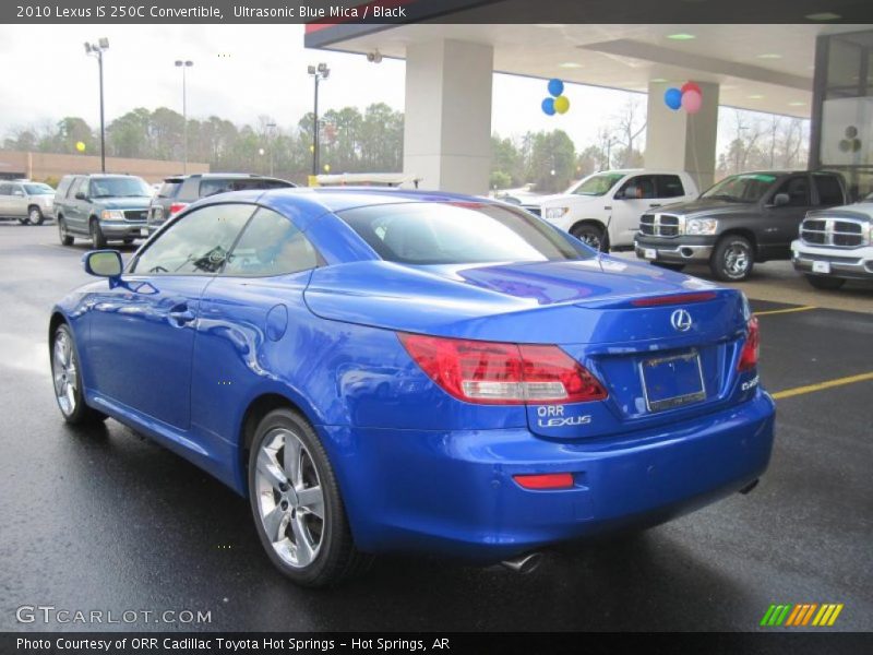 Ultrasonic Blue Mica / Black 2010 Lexus IS 250C Convertible