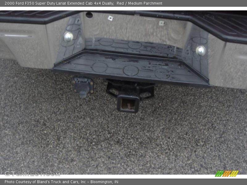 Red / Medium Parchment 2000 Ford F350 Super Duty Lariat Extended Cab 4x4 Dually