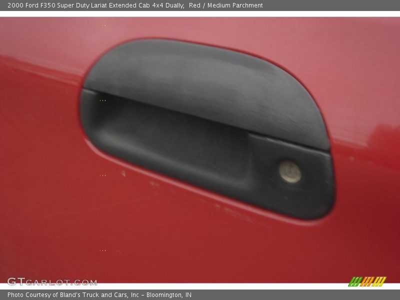 Red / Medium Parchment 2000 Ford F350 Super Duty Lariat Extended Cab 4x4 Dually