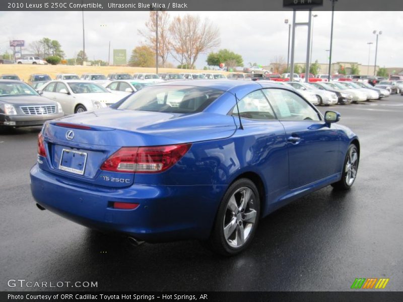 Ultrasonic Blue Mica / Black 2010 Lexus IS 250C Convertible