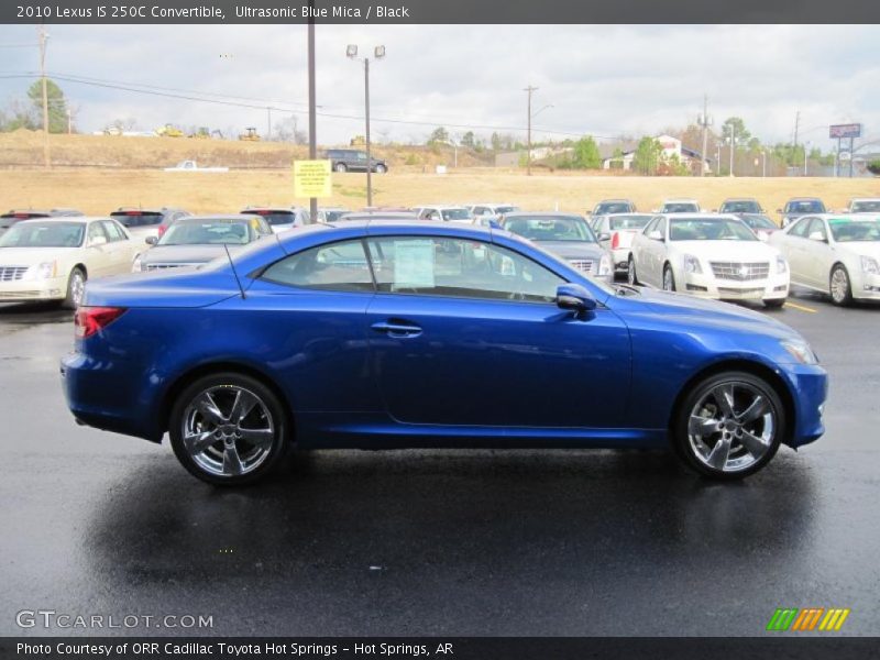 Ultrasonic Blue Mica / Black 2010 Lexus IS 250C Convertible