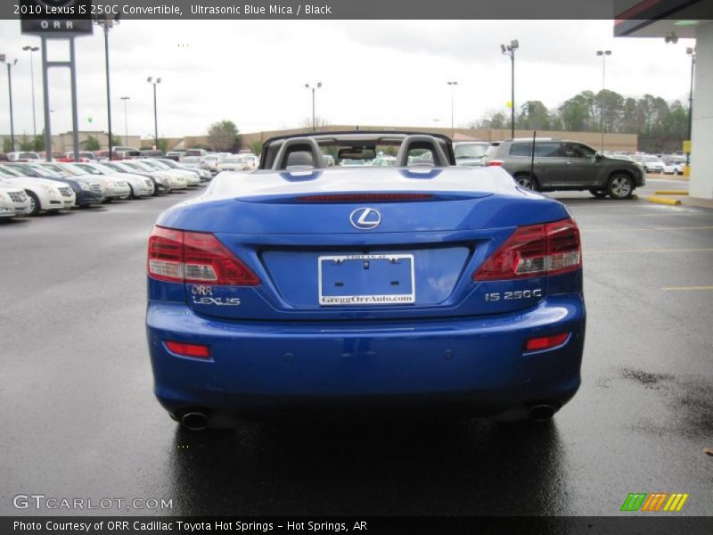 Ultrasonic Blue Mica / Black 2010 Lexus IS 250C Convertible