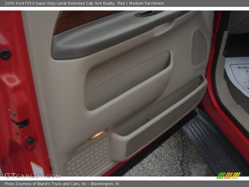 Red / Medium Parchment 2000 Ford F350 Super Duty Lariat Extended Cab 4x4 Dually