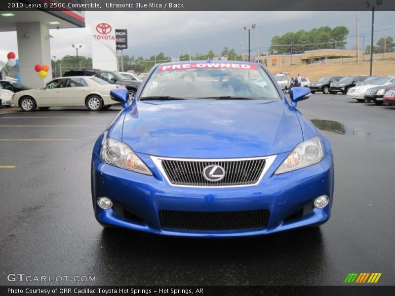 Ultrasonic Blue Mica / Black 2010 Lexus IS 250C Convertible