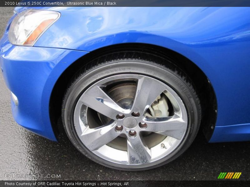 Ultrasonic Blue Mica / Black 2010 Lexus IS 250C Convertible
