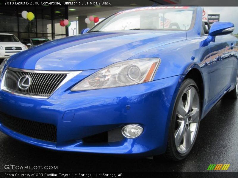 Ultrasonic Blue Mica / Black 2010 Lexus IS 250C Convertible