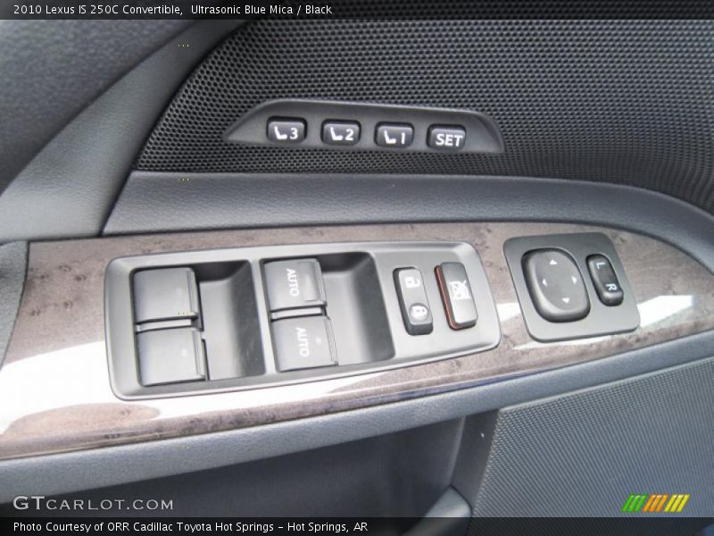 Controls of 2010 IS 250C Convertible