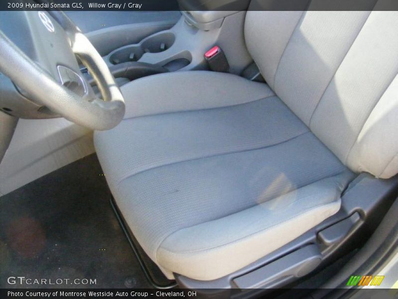 Willow Gray / Gray 2009 Hyundai Sonata GLS