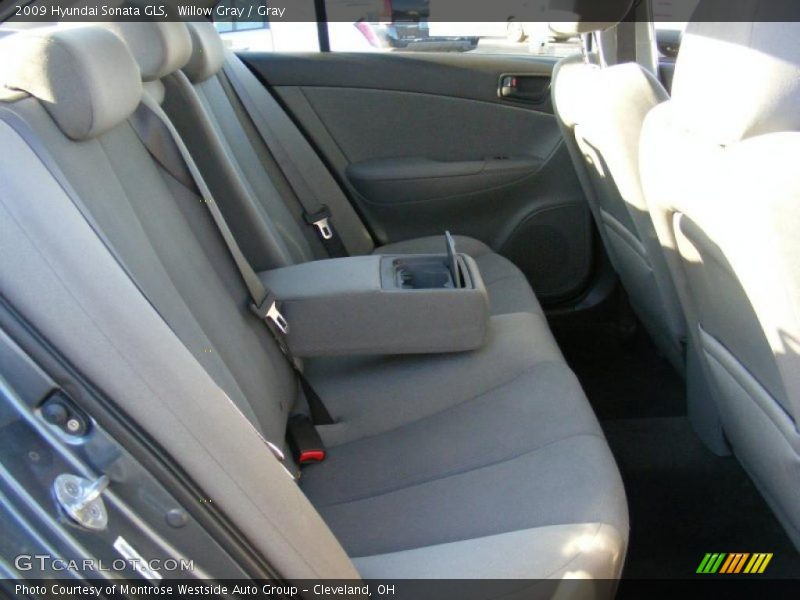 Willow Gray / Gray 2009 Hyundai Sonata GLS