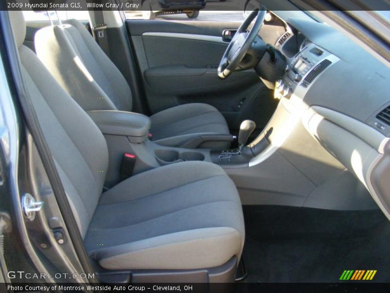 Willow Gray / Gray 2009 Hyundai Sonata GLS