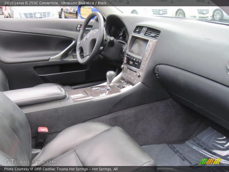  2010 IS 250C Convertible Black Interior