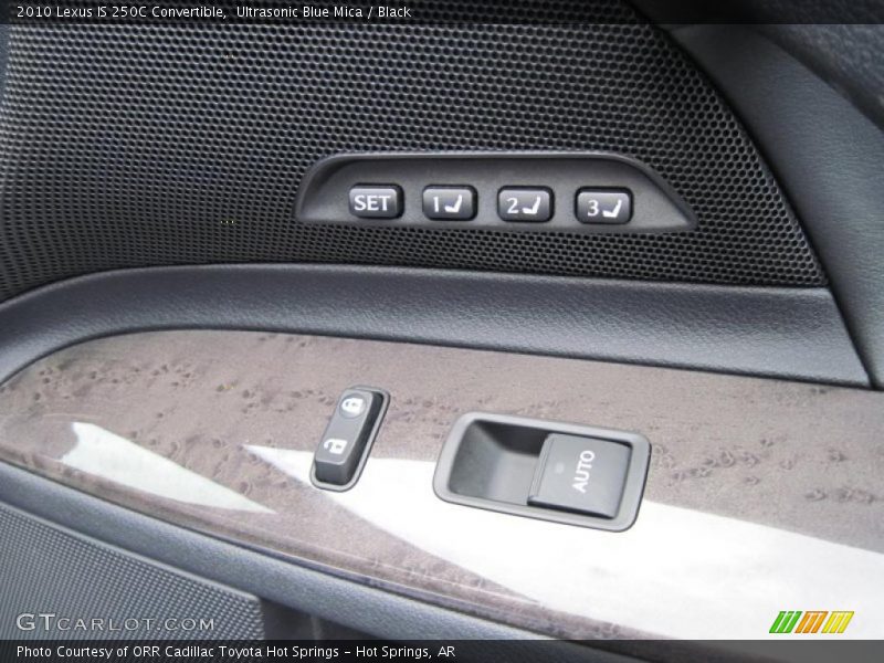 Controls of 2010 IS 250C Convertible