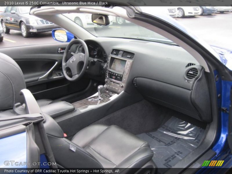  2010 IS 250C Convertible Black Interior
