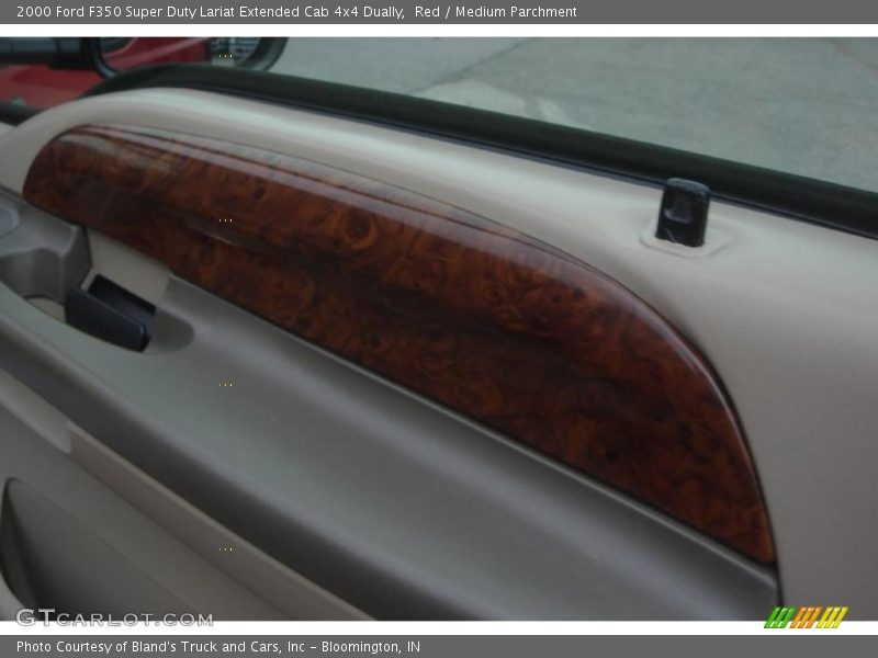Red / Medium Parchment 2000 Ford F350 Super Duty Lariat Extended Cab 4x4 Dually