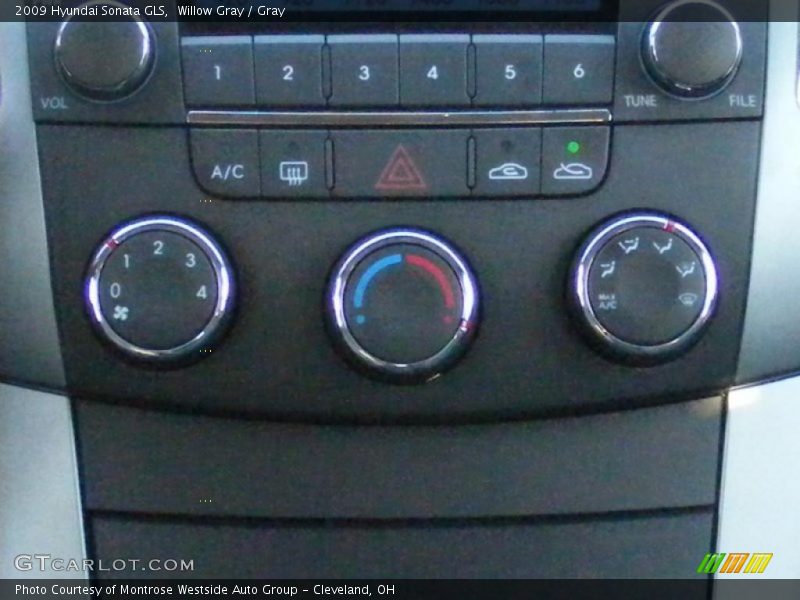 Willow Gray / Gray 2009 Hyundai Sonata GLS