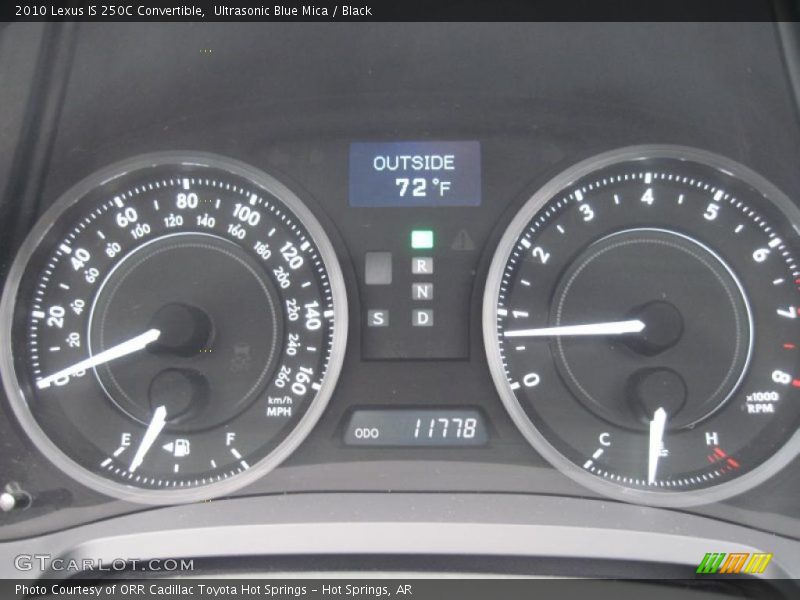  2010 IS 250C Convertible 250C Convertible Gauges