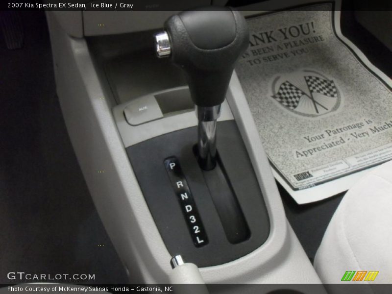 Ice Blue / Gray 2007 Kia Spectra EX Sedan