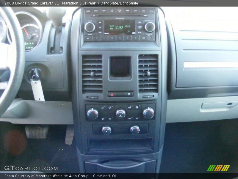 Marathon Blue Pearl / Dark Slate/Light Shale 2008 Dodge Grand Caravan SE