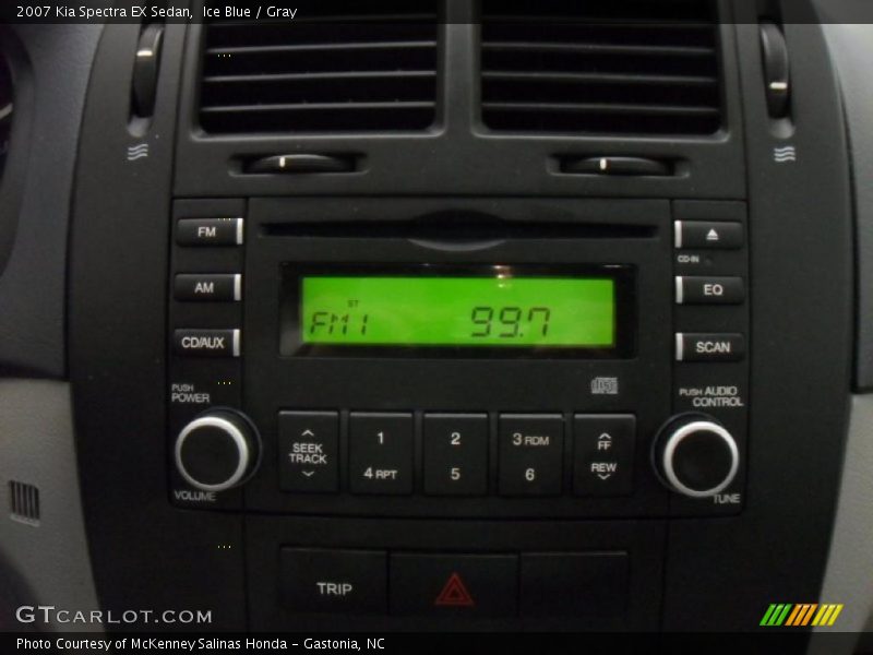 Ice Blue / Gray 2007 Kia Spectra EX Sedan