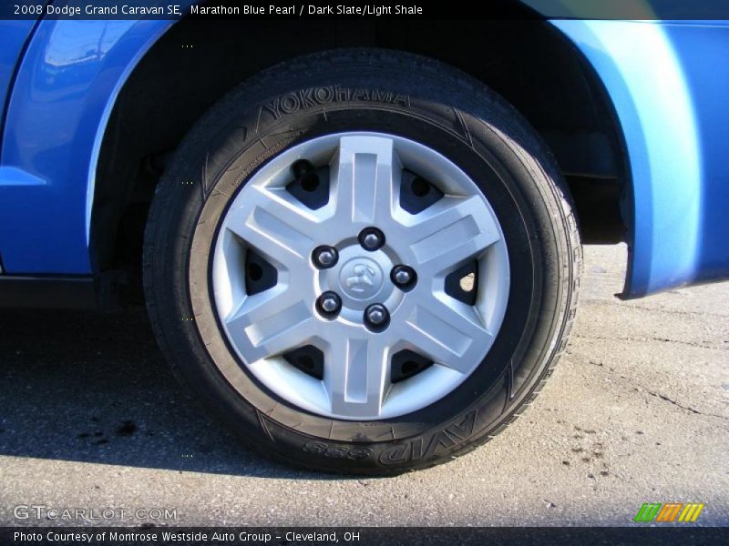 Marathon Blue Pearl / Dark Slate/Light Shale 2008 Dodge Grand Caravan SE