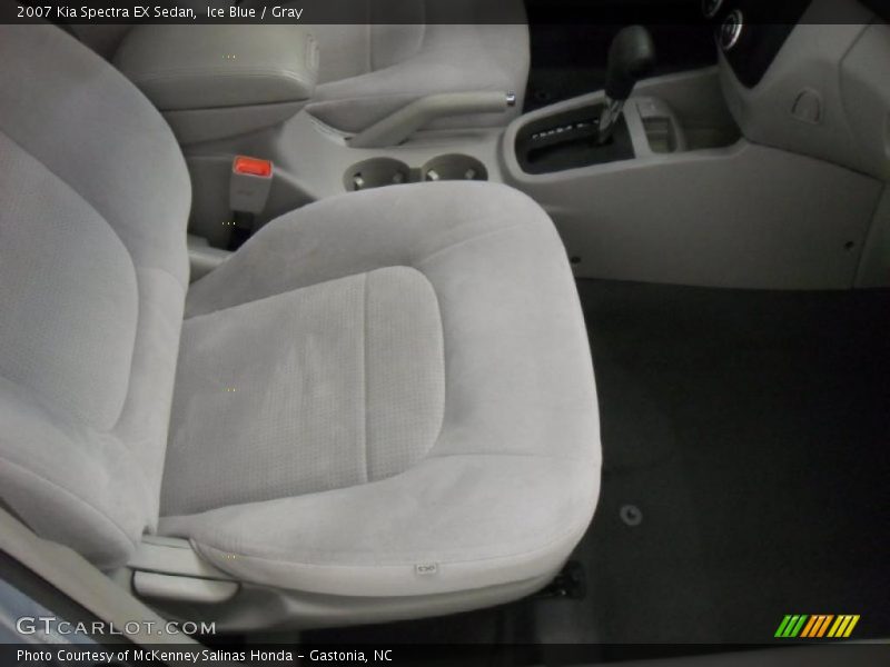 Ice Blue / Gray 2007 Kia Spectra EX Sedan