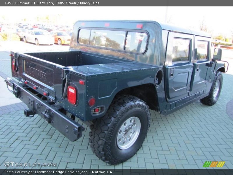 Dark Green / Black/Beige 1993 Hummer H1 Hard Top