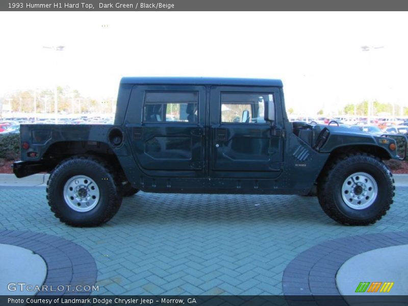 Dark Green / Black/Beige 1993 Hummer H1 Hard Top