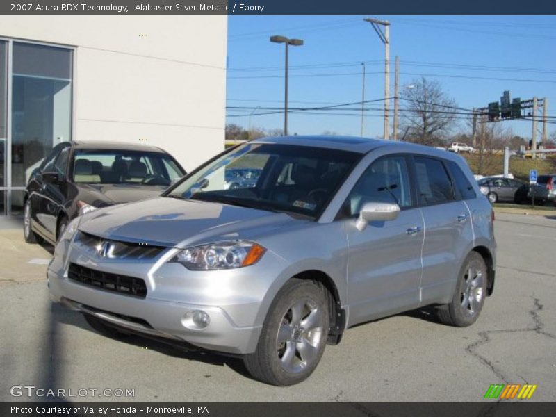 Alabaster Silver Metallic / Ebony 2007 Acura RDX Technology