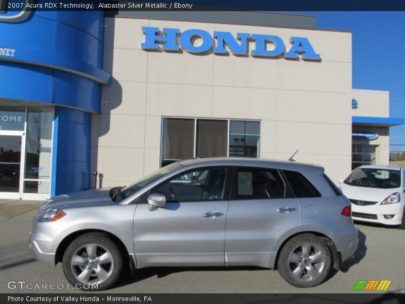 Alabaster Silver Metallic / Ebony 2007 Acura RDX Technology