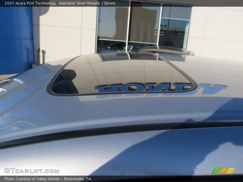 Alabaster Silver Metallic / Ebony 2007 Acura RDX Technology
