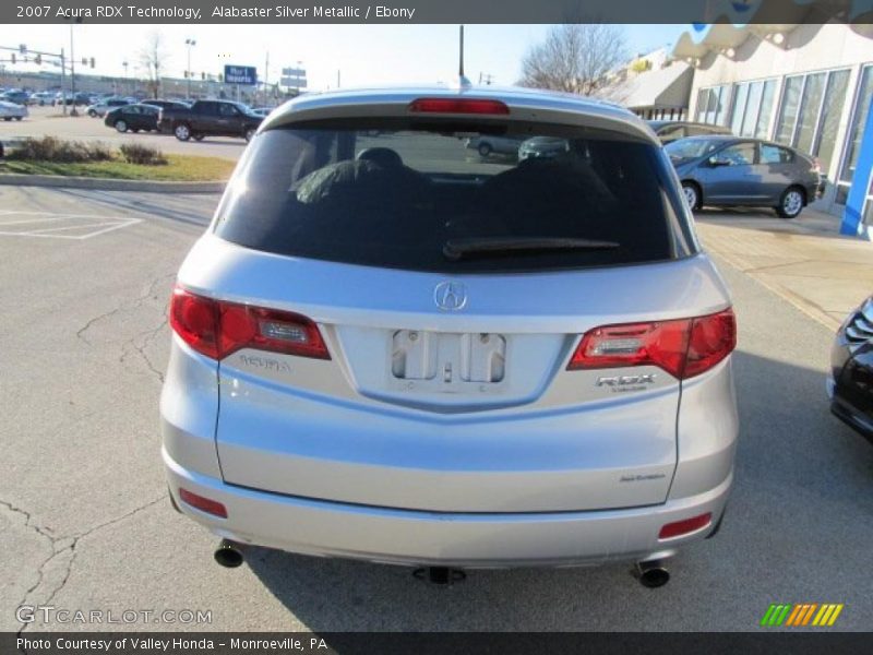Alabaster Silver Metallic / Ebony 2007 Acura RDX Technology