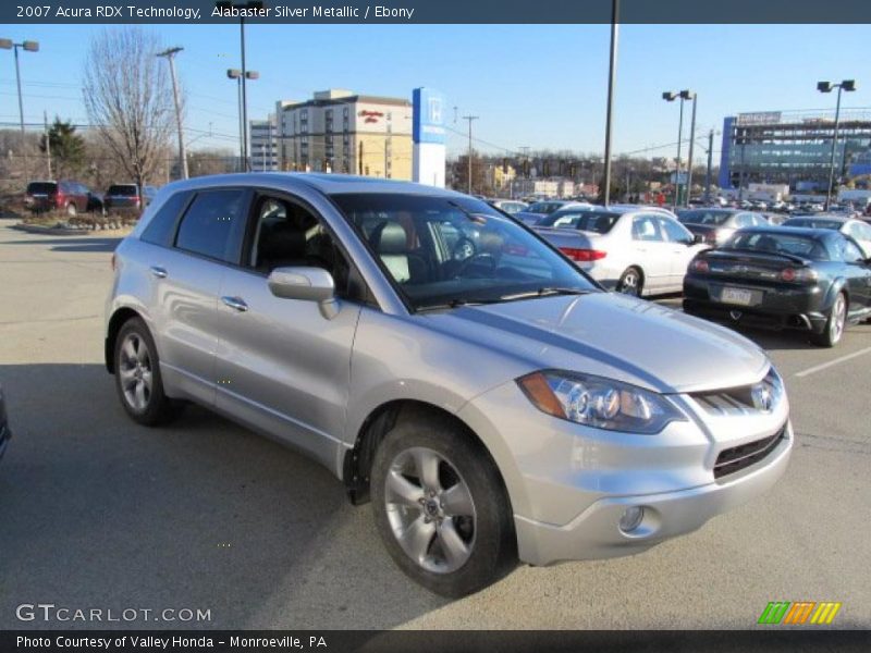 Alabaster Silver Metallic / Ebony 2007 Acura RDX Technology