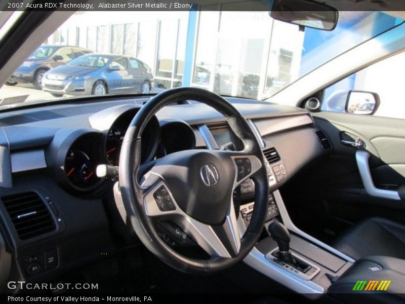 Alabaster Silver Metallic / Ebony 2007 Acura RDX Technology