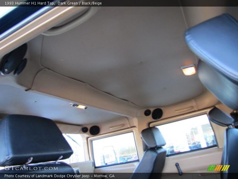 Dark Green / Black/Beige 1993 Hummer H1 Hard Top