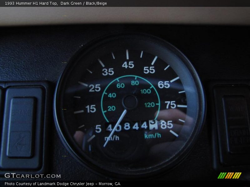  1993 H1 Hard Top Hard Top Gauges