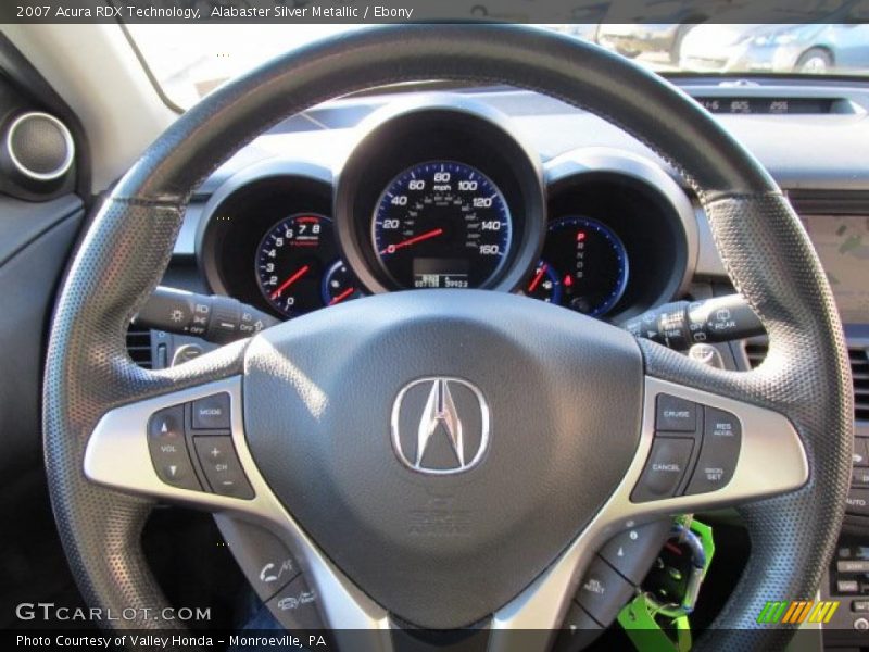 Alabaster Silver Metallic / Ebony 2007 Acura RDX Technology
