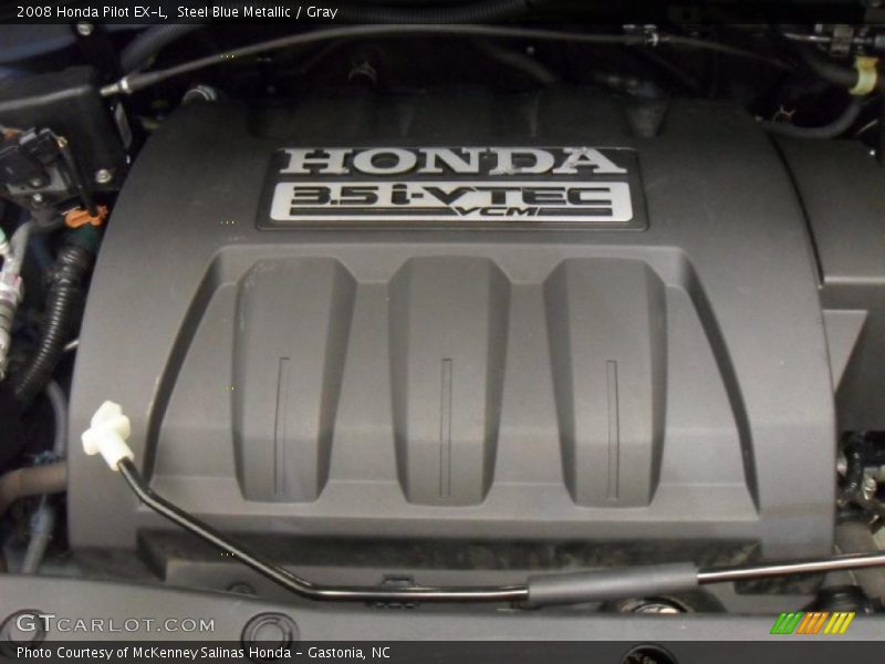 Steel Blue Metallic / Gray 2008 Honda Pilot EX-L