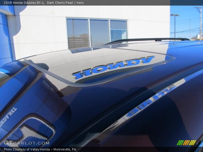 Dark Cherry Pearl / Ivory 2008 Honda Odyssey EX-L