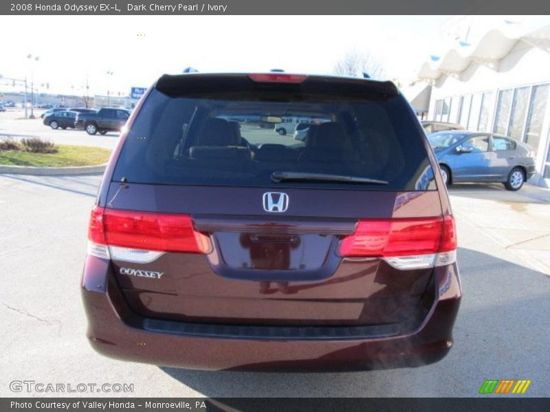 Dark Cherry Pearl / Ivory 2008 Honda Odyssey EX-L
