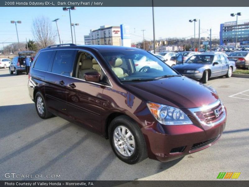 Dark Cherry Pearl / Ivory 2008 Honda Odyssey EX-L
