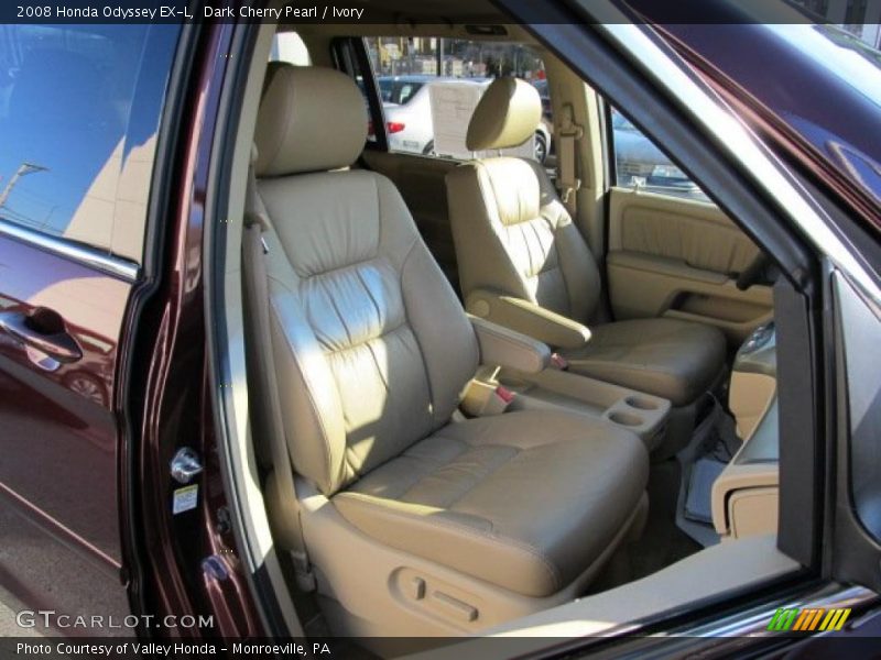 Dark Cherry Pearl / Ivory 2008 Honda Odyssey EX-L