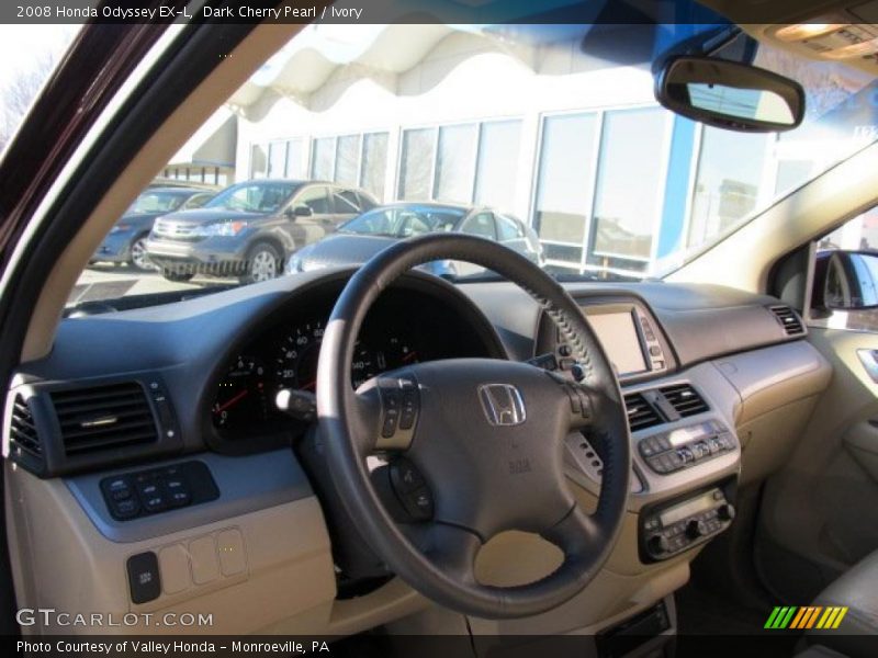 Dark Cherry Pearl / Ivory 2008 Honda Odyssey EX-L